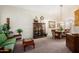 Dining room features wooden table and chairs, and plant decor at 1231 N Layman St, Gilbert, AZ 85233