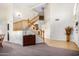 Two-story entryway with staircase and tiled floor at 1231 N Layman St, Gilbert, AZ 85233