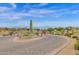 Landscaped entrance to Storybook community with mountains in background at 13331 E Parkview Ln, Scottsdale, AZ 85255