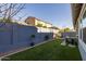 Artificial turf lawn and a block wall at 1336 E Sierra Vista Dr, Phoenix, AZ 85014