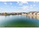 Breathtaking aerial view of the lake and surrounding homes at 16206 S 11Th Pl, Phoenix, AZ 85048