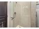 Clean bathroom with a glass-enclosed shower at 16310 W Boulder Dr, Surprise, AZ 85374