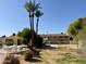 Complex backyard with grassy area and palm trees at 1682 W Campbell Ave, Phoenix, AZ 85015