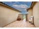 Private courtyard with tile flooring and potted plants at 17020 E Kiwanis Dr # 102, Fountain Hills, AZ 85268