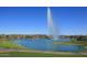 Scenic lake view with large fountain feature at 17020 E Kiwanis Dr # 102, Fountain Hills, AZ 85268