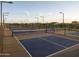 Well-lit outdoor pickleball courts at 17219 W Vacaville St, Surprise, AZ 85388