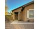 House entrance with walkway and landscaping at 1933 S Peppertree Dr, Gilbert, AZ 85295