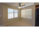 Bright dining area with tile floor and window blinds at 21404 N Van Loo Dr, Maricopa, AZ 85138