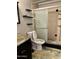 Bathroom with updated vanity and shower at 2239 E Wier Ave, Phoenix, AZ 85040