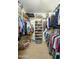 Large walk-in closet with ample shelving and hanging space at 2544 S Daisy --, Mesa, AZ 85209