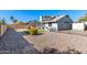 Large backyard with gravel, artificial turf and shed at 3235 W Irma Ln, Phoenix, AZ 85027