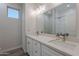 Bathroom with double vanity and a shower at 3515 N Tewa Cir, Eloy, AZ 85131