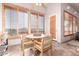 Charming breakfast nook with wood table and chairs, near wood plantation shutters at 36445 N 14Th St, Phoenix, AZ 85086