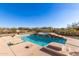 Stunning pool with spa and a spacious deck at 36445 N 14Th St, Phoenix, AZ 85086