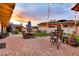 Spacious outdoor patio with ambient string lights, perfect for entertaining and relaxation at 4022 E Stanford Dr, Phoenix, AZ 85018