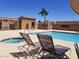 Community pool with spa and lounge chairs at 409 W Pontiac Dr # 8, Phoenix, AZ 85027