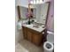 Clean bathroom with a sink, toilet and large mirror at 4829 E Lake Point Cir, Phoenix, AZ 85044