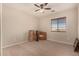 Empty bedroom with boxes, ready for move in at 581 W Reeves Ave, San Tan Valley, AZ 85140