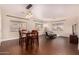 Dining area with a wooden table and four chairs at 581 W Reeves Ave, San Tan Valley, AZ 85140