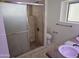 Bathroom with shower, toilet and double vanity at 620 S Laveen Dr, Chandler, AZ 85226