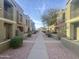 Well-maintained community walkway leading to homes at 6710 E University Dr # 147, Mesa, AZ 85205