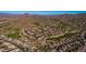 Aerial view of homes and golf course in a desert community at 7304 E Northridge Cir, Mesa, AZ 85207