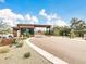 Secure gated entrance to the community with guard house at 8494 E Gilded Perch Dr, Scottsdale, AZ 85255