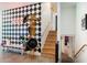 Unique entryway with a black and white checkered wall at 8608 E Palo Verde Dr, Scottsdale, AZ 85250