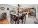 Bright kitchen with island, stainless steel appliances, and breakfast nook at 109 E Milada Dr, Phoenix, AZ 85042
