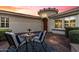 Cozy outdoor space with stylish chairs and a charming accent table at 12942 W Sola Dr, Sun City West, AZ 85375