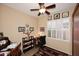 Home office featuring a workspace and built-in shelving at 1780 W Morse Dr, Anthem, AZ 85086
