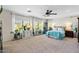 Bright main bedroom with large windows and ample space at 18456 E Superstition Dr, Queen Creek, AZ 85142