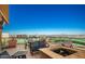 Outdoor patio with fire pit and city views at 310 S 4Th St # 1504, Phoenix, AZ 85004