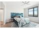 Bright bedroom with large window and city views at 310 S 4Th St # 1504, Phoenix, AZ 85004