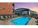 Enjoy resort-style living with this rooftop pool and comfortable lounge chairs at 310 S 4Th St # 1504, Phoenix, AZ 85004