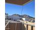 View from a balcony under construction, showing mountain views and parking lot at 6587 N Palmeraie Blvd # 2017, Paradise Valley, AZ 85253