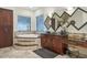 Spa-like bathroom with a large soaking tub and double vanity at 9968 W Jj Ranch Rd, Peoria, AZ 85383