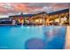 Stunning pool with water features and lounge chairs at 9968 W Jj Ranch Rd, Peoria, AZ 85383