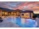 Resort-style pool with outdoor bar and seating area at 9968 W Jj Ranch Rd, Peoria, AZ 85383