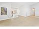 Bright loft features a stained glass window and carpet at 10796 N 78Th St, Scottsdale, AZ 85260