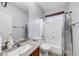 Clean bathroom with granite countertop and bathtub at 13616 W San Miguel Ave, Litchfield Park, AZ 85340