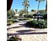 Landscaped backyard with fountain and various plants at 143 W Michelle Dr, Phoenix, AZ 85023