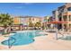 Inviting community swimming pool with surrounding lounge chairs at 2150 W Alameda Rd # 1388, Phoenix, AZ 85085