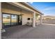 Covered patio with seating area and grassy lawn at 4350 E Kings Ave, Phoenix, AZ 85032