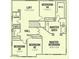 Upstairs floor plan featuring bedrooms, Primary bath, laundry and loft area at 6962 W Glenn Dr, Glendale, AZ 85303