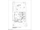 Detailed plan of a 4-bedroom, 3-bath home with a pool, 2-car garage and surrounding lawn at 8709 E Irish Hunter Trl, Scottsdale, AZ 85258