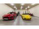 Spacious garage with room for multiple cars and motorcycles at 8802 E Rimrock Dr, Scottsdale, AZ 85255