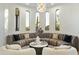 Circular sitting area with curved sofa and a view at 8802 E Rimrock Dr, Scottsdale, AZ 85255
