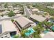 Neighborhood overview showing a house with pool at 10405 W Patrick Ln, Peoria, AZ 85383