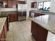 Kitchen with stainless steel appliances and granite countertops at 11436 W Austin Thomas Dr, Surprise, AZ 85378